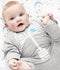 Love to Dream: Swaddle UP Transition Suit 1.0 TOG - Grey (Medium) (Suitable for 6-8.5kg)