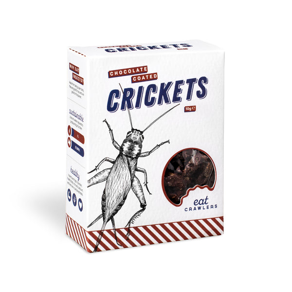 Eat Crawlers: Chocolate Coated Crickets (10g)