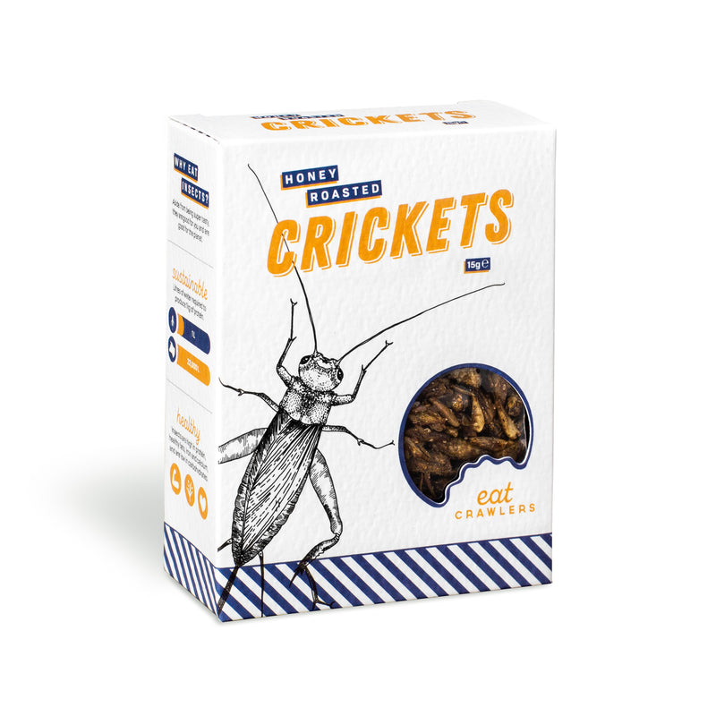 Eat Crawlers: Honey Roasted Crickets (15g)