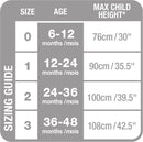 Swaddle UP Bamboo - Grey (Small) - Space