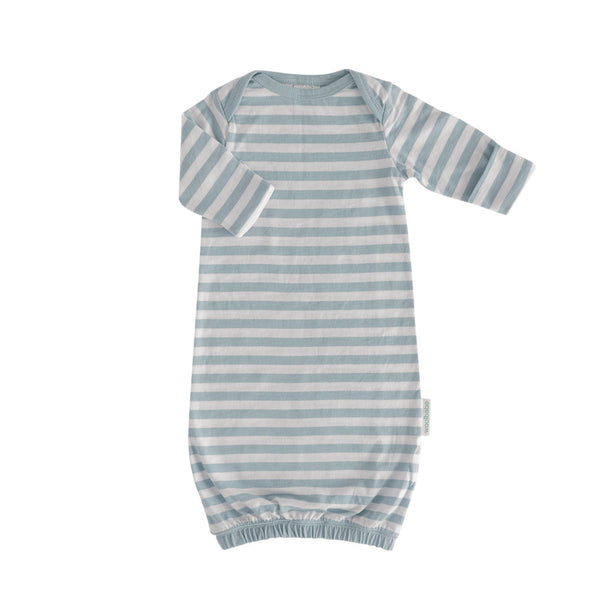 Woolbabe: Merino/Organic Cotton Gown - Tide (Newborn)