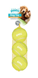 Pawise: Squeaky Tennisball 3 Pack - 6.3 cm