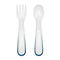 OXO Tot: On The Go Plastic Fork & Spoon Set - Navy