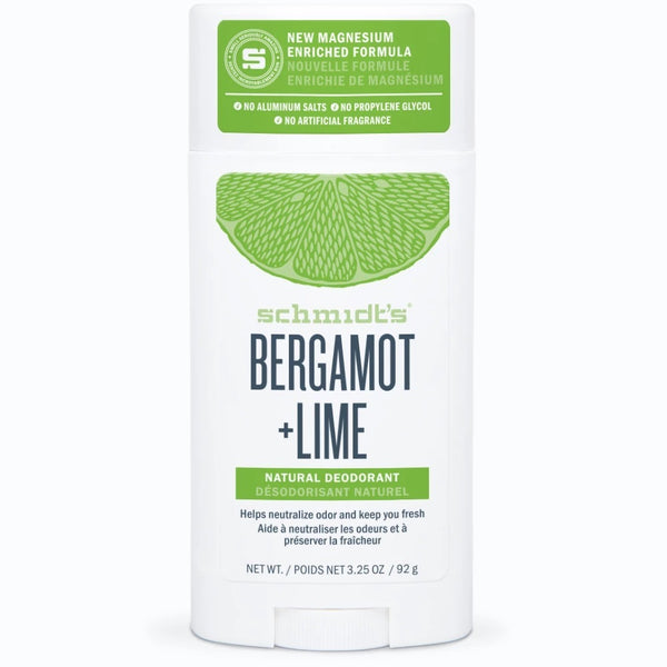 Schmidt's: Deodorant Stick - Bergamont Lime (75g)