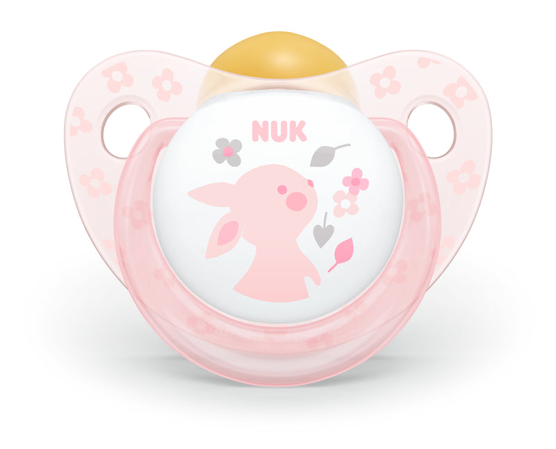 NUK: Latex Soothers Baby 0-6 Months - Rose