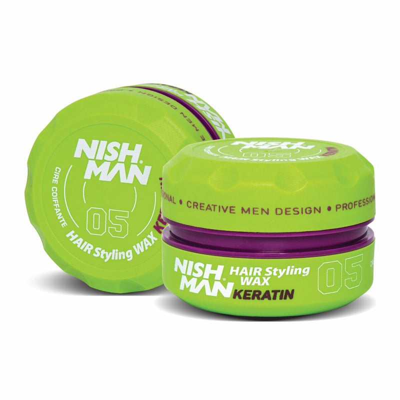 Nishman: Aqua Hair Styling Wax - 05 Keratin (150ml)