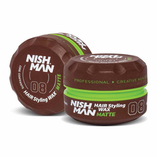 Nishman: Hair Styling Wax - 08 Matte (150ml)