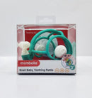 Mombella: Snail Teether Rattle - Blue