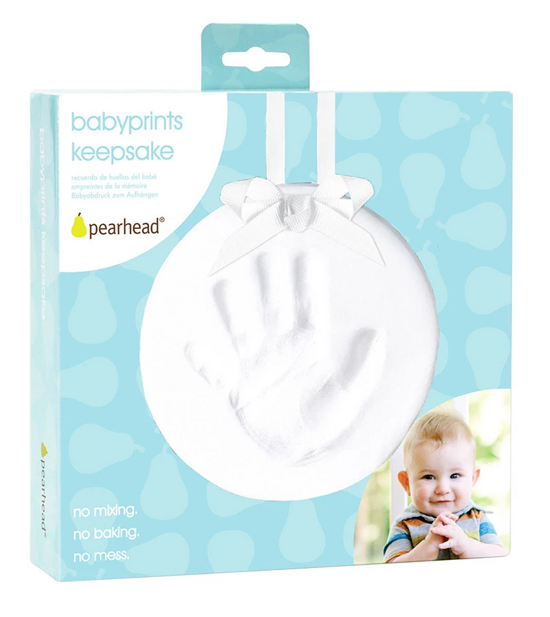 Pearhead: Baby-Prints Keepsake - White