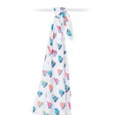 Lulujo: Muslin Cotton Swaddle - Sailboat