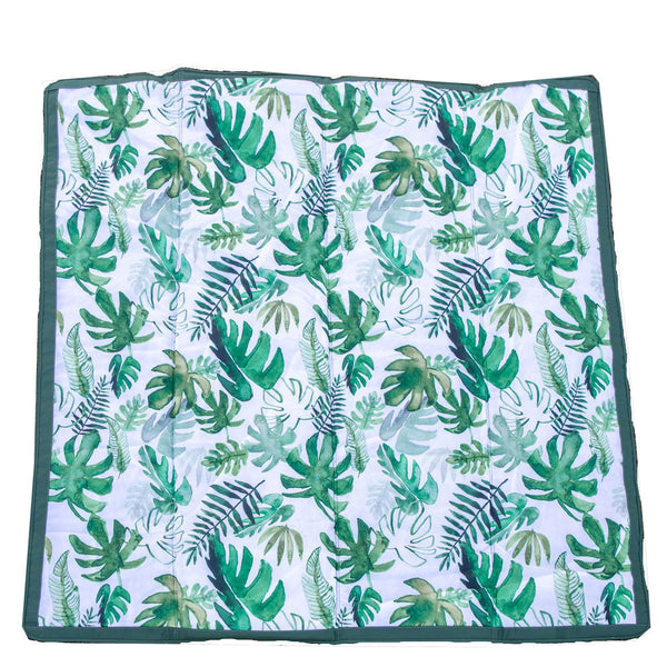 Little Unicorn: Outdoor Blanket - Tropical Leaf (5'x7')