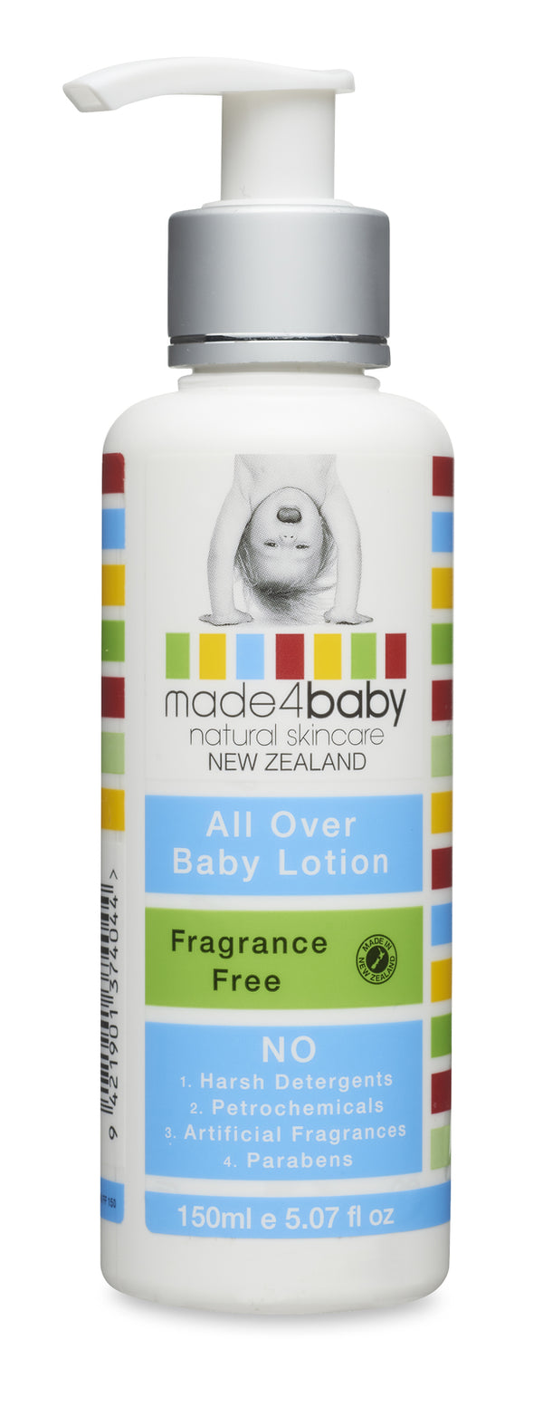 Made4Baby: All Over Baby Lotion - Fragrance Free (150ml)