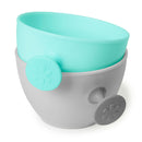 Skip Hop: Easy-Grab Bowls - Grey/Soft Teal