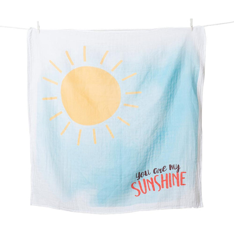Lulujo's Baby First Year Milestone Blanket & Cards Set - You Are My Sunshine