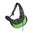 Ape Basics: Portable Mesh Breathable Pet Sling Backpack - Green