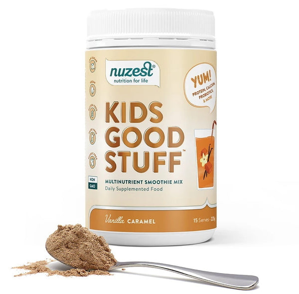 Nuzest Kids Good Stuff Vanilla Caramel Smoothie Mix (225g)