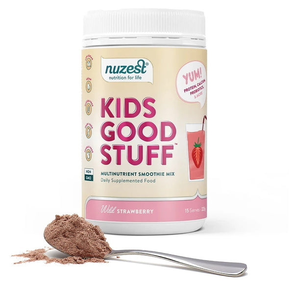 Nuzest Kids Good Stuff Wild Strawberry Smoothie Mix (225g)