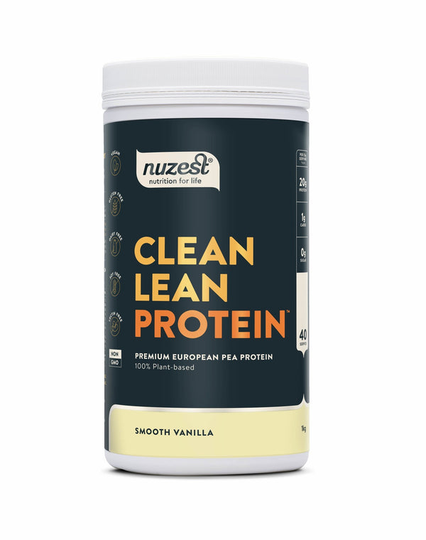 Nuzest Clean Lean Protein Plant Based Powder - Smooth Vanilla (1kg)