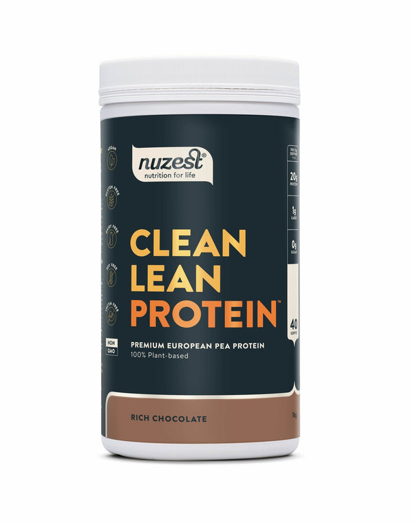 Nuzest Clean Lean Protein Plant Based Powder - Rich Chocolate (1kg)