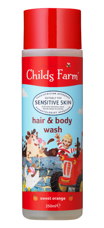 Childs Farm: Hair and Body Wash - Sweet Orange (250ml)