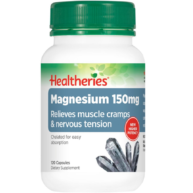 Healtheries 150mg Magnesium (120 Caps)