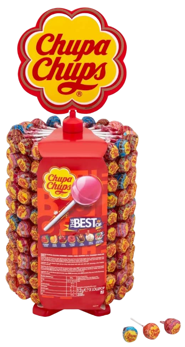 The Best of Chupa Chups Lolly Tower 200pk