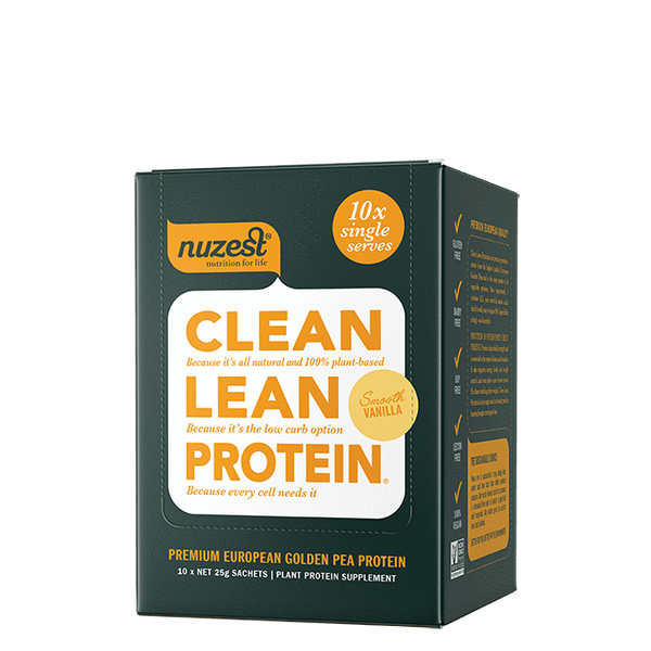Nuzest Clean Lean Protein Sachets - Smooth Vanilla (10x25g)
