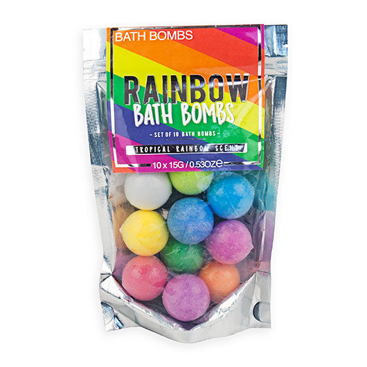 Gift Republic: Rainbow Bath Bombs - (10 x 15g)