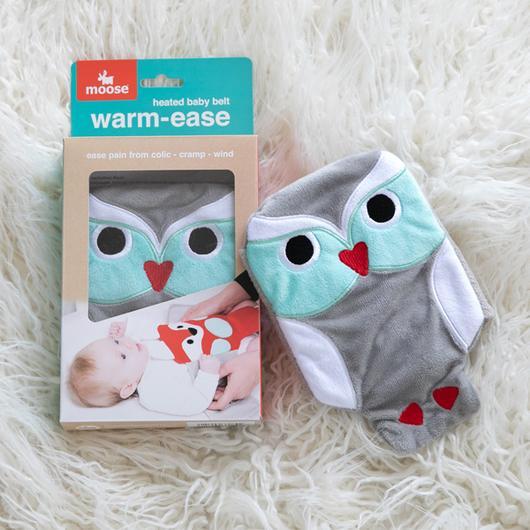 Moose Baby: Warm-Ease Heated Baby Belt - Owl