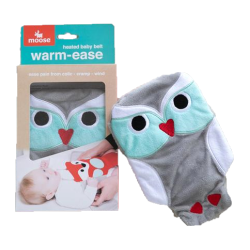 Moose Baby: Warm-Ease Heated Baby Belt - Owl