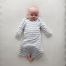 Woolbabe: Merino/Organic Cotton Gown - Pebble (Newborn)