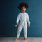 Woolbabe: Merino/Organic Cotton PJ Suit - Tide (2 years)