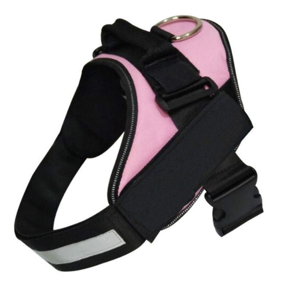 Adjustable Dog Harness - Pink (Small)