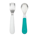 OXO Tot: Fork & Spoon Set - Teal