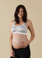 Bravado: Body Silk Seamless Rhythm Nursing Bra - White Grey Spacedye (Small)