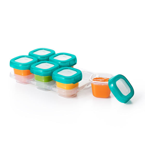OXO Tot: Baby Blocks Freezer - Teal Storage Container Set (60ml)