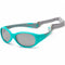 Koolsun: Flex Baby Sunglasses - Aqua Grey (0-3 Years) in Blue/Grey