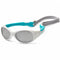 Koolsun: Flex Baby Sunglasses - White Aqua (0-3 Years) in Blue/Grey/White