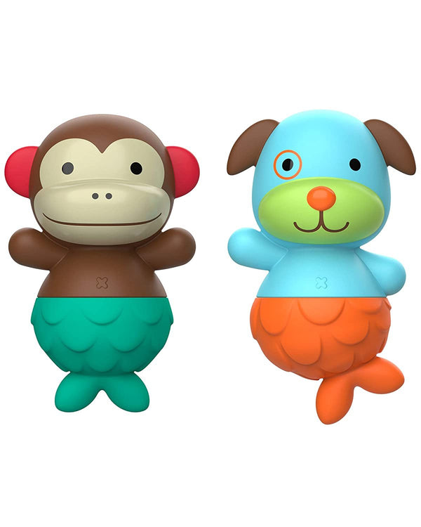 Skip Hop: Mix & Match Flippers Baby Bath Toy - Monkey/Dog