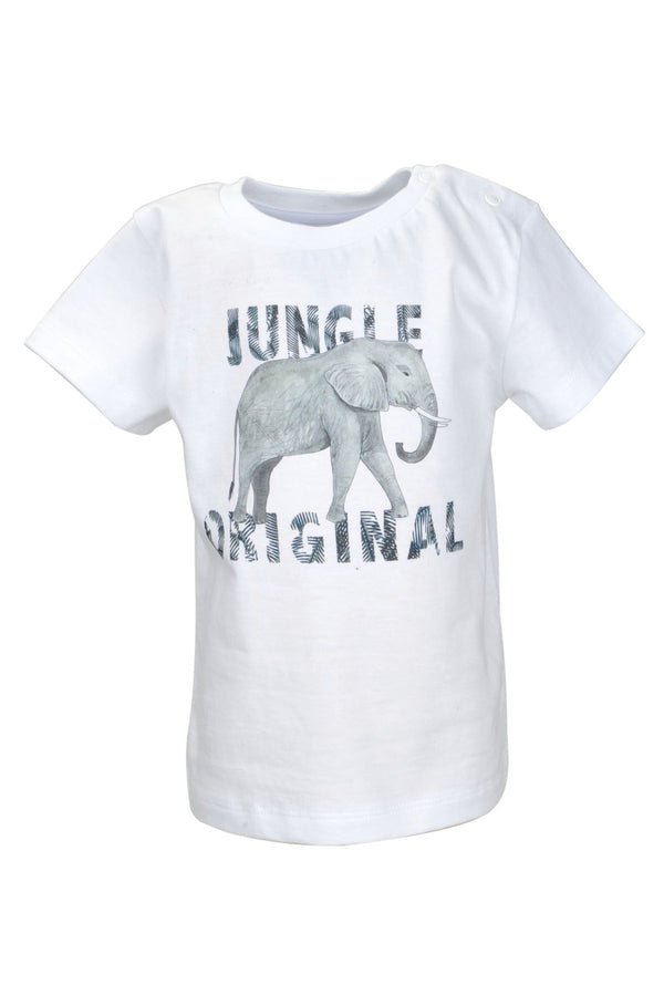 Zeyland: Boys Jungle Original T-Shirt - White (9-12m - 68/74)