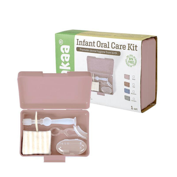 Haakaa: Infant Oral Care Kit - Blush