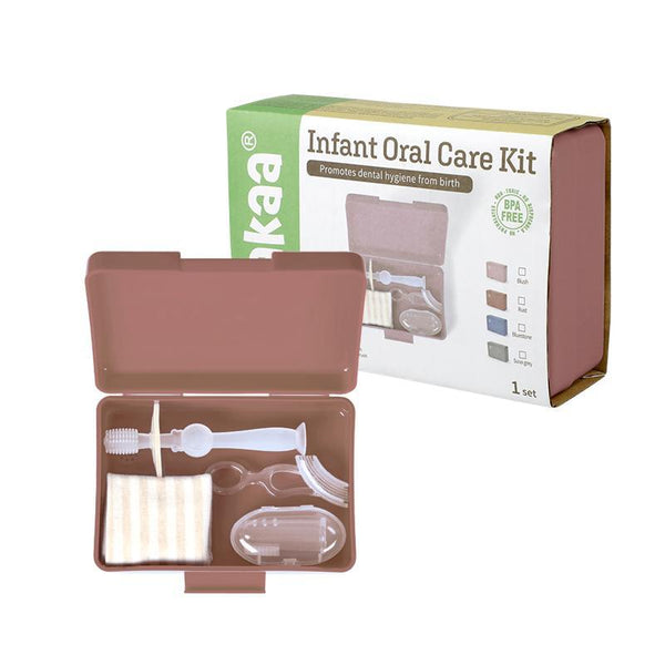 Haakaa: Infant Oral Care Kit - Rust
