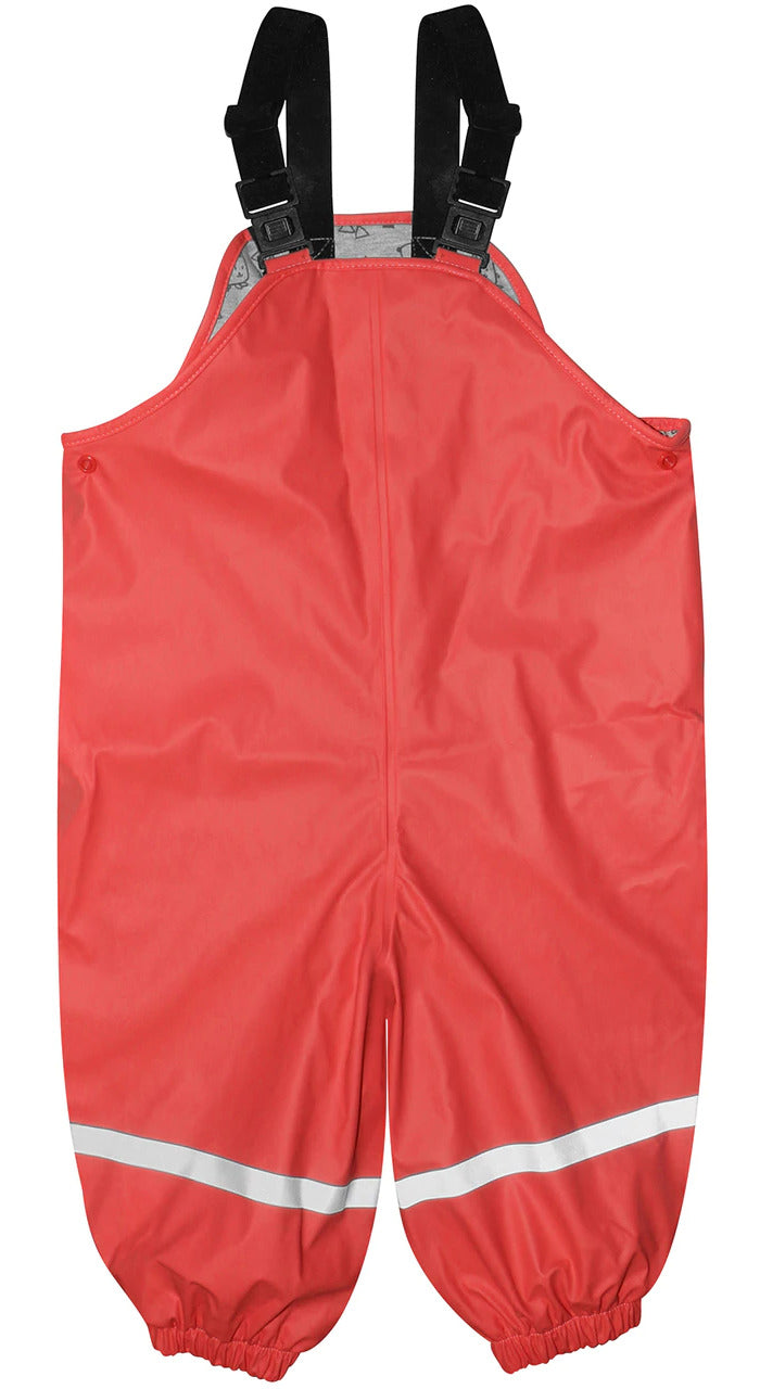 Silly Billyz: Waterproof Overall - Red (3-4 Years)