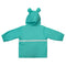 Silly Billyz: Waterproof Jacket - Aqua Bear Hood (3-4 Years)