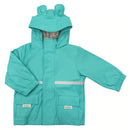 Silly Billyz: Waterproof Jacket - Aqua Bear Hood (4-5 Years)