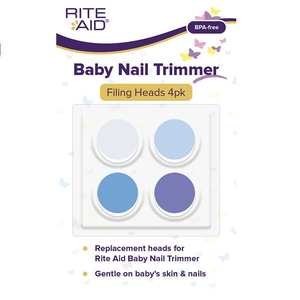 Rite Aid Baby Nail Trimmer Filing Heads (4 Pack)