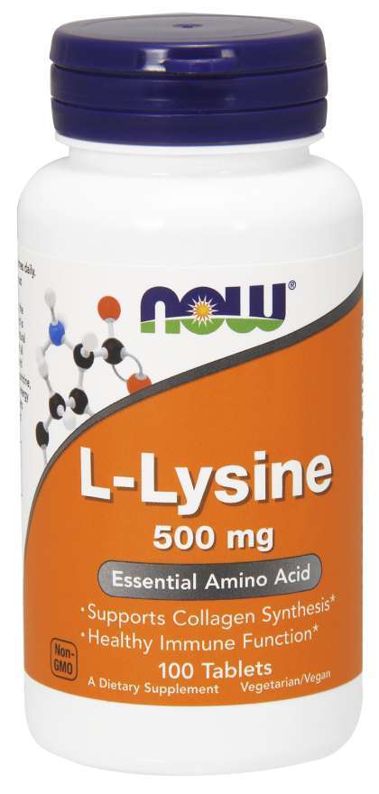 Now: L-Lysine Tablets - 500mg