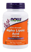 Now: Alpha Lipoic Acid, Extra Strength Veg Capsules - 600mg