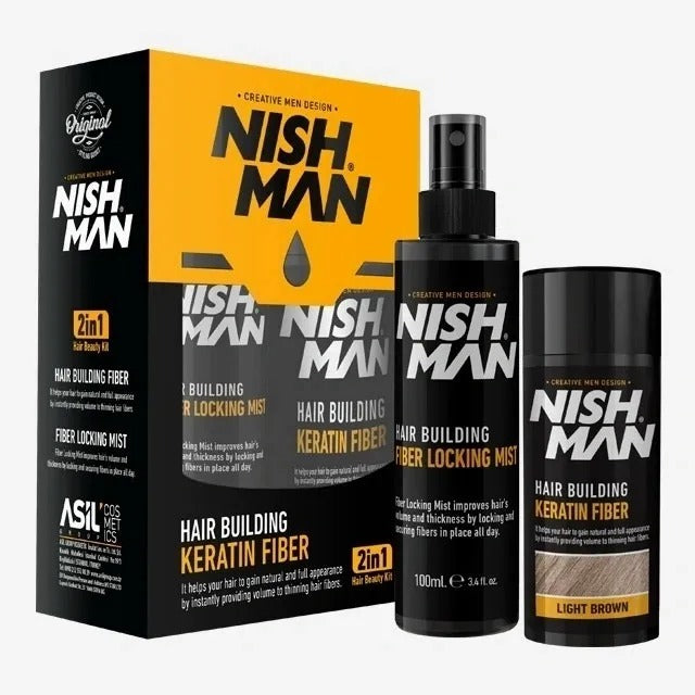 Nishman: Hair Building Fiber - Black (100ml)