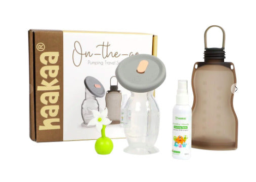 Haakaa: On The Go Pumping - Travel Set